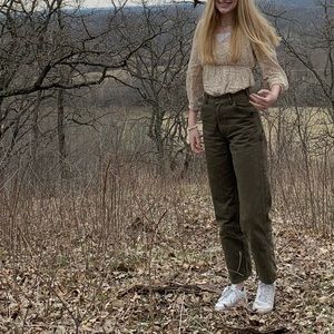 John Galt Green Carpenter Pants